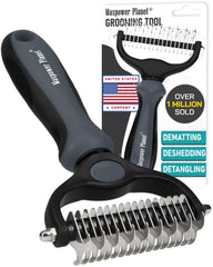 Brosse Maxpower Planet double-face pour démêler efficacement le pelage.
