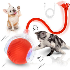 MAXTOOA balle interactive pour chat en intérieur, stimulation mentale et sécurité.