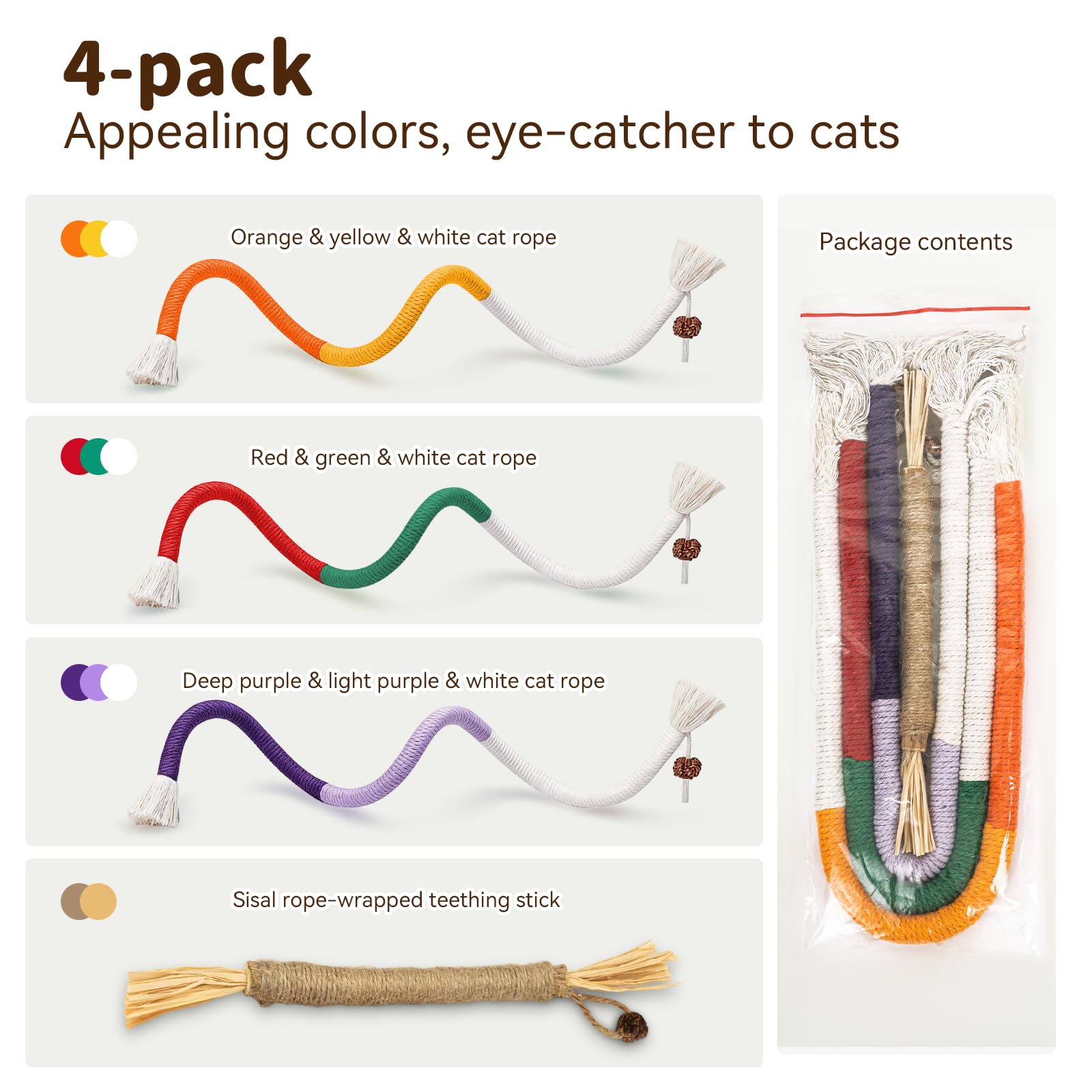 MAXTOOA design résistant au mordillage: idéal pour chats actifs
