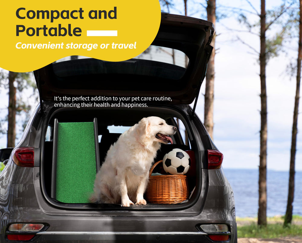 MaxWorks PawStep transport facile lors de trajets en voiture et camping.