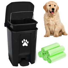 Mayayaday poubelle extérieure pour chien avec seau intérieur amovible, pratique.