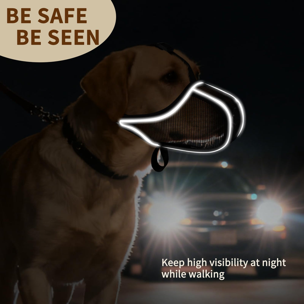 Mayerzon masque-chien-ajustable-tete : sécurité et maintien fiables en toutes situations