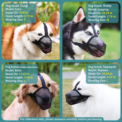 Mayerzon Muzzle Bretelles ajustables: maintien sûr en mouvement.