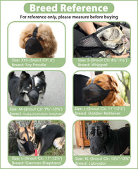 Mayerzon masque pour chien maillage doux, parfait pour l entraînement et l acclimatation.