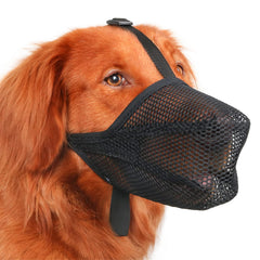 Masque Mayerzon en maillage doux pour chien, confort respirant.