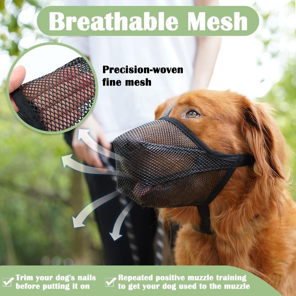 Mayerzon museau pour chien: fermeture rapide pour habillage et retrait faciles.
