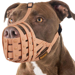 Mayerzon museau-chien gros taille ajustable pour promenade sécurisée.
