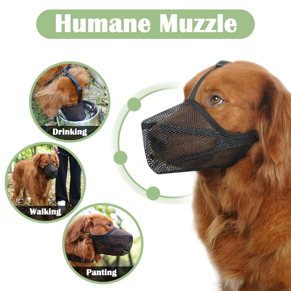Mayerzon museau pour chien: respectueux permet boire et bouger lors des sorties quotidiennes.