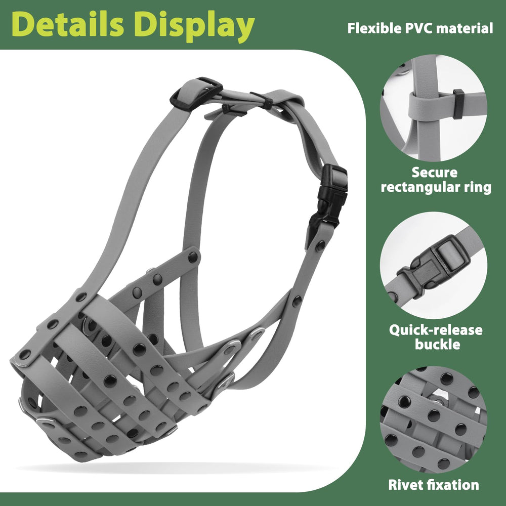 Mayerzon Muzzle Panier discret, se fond dans les lieux publics.