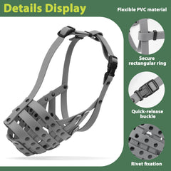 Mayerzon Muzzle Panier discret, se fond dans les lieux publics.