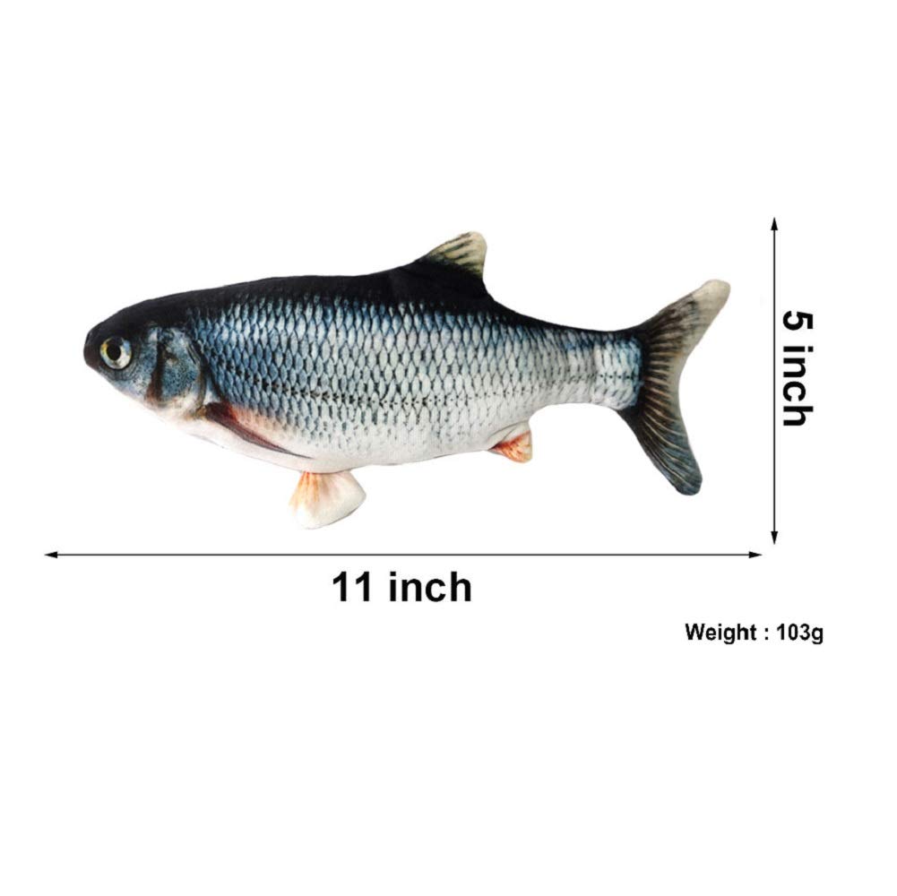 Mayhow poisson-jouet chat 3d-impression-realiste: aspect réaliste capte l’attention du félin