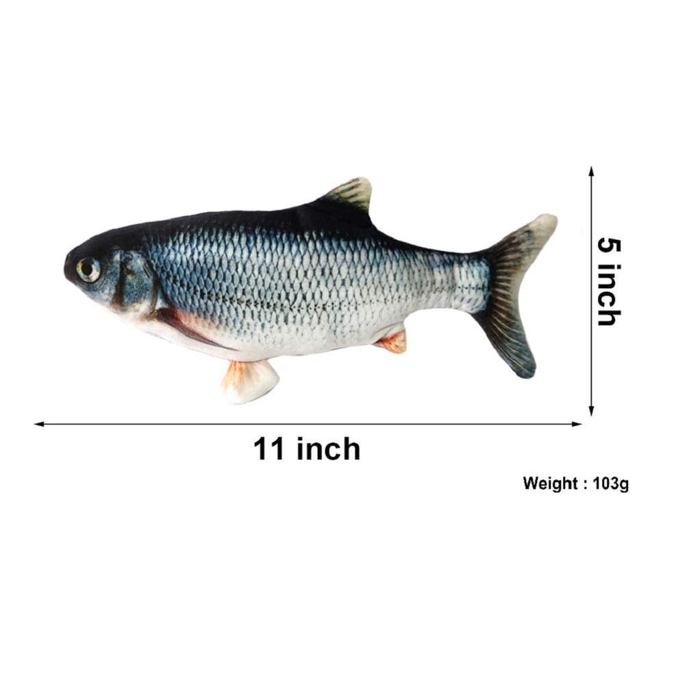 Mayhow poisson-jouet chat 3d-impression-realiste: aspect réaliste capte l’attention du félin