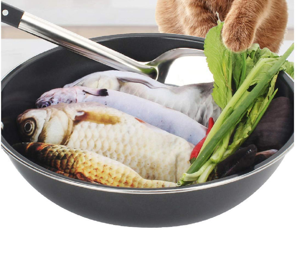 Mayhow poisson-jouet chat-durable-peluche: matériel sûr et lavable pour longs moments de jeu