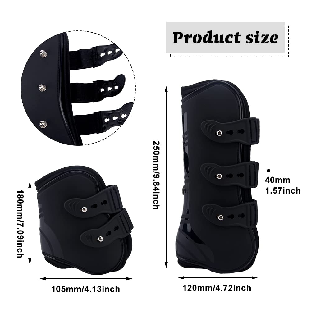 Mayit coque PU tendon cheval offre durabilité et stabilité pendant le saut.