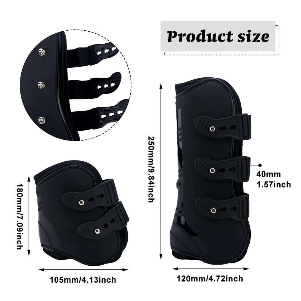 Mayit coque PU tendon cheval offre durabilité et stabilité pendant le saut.