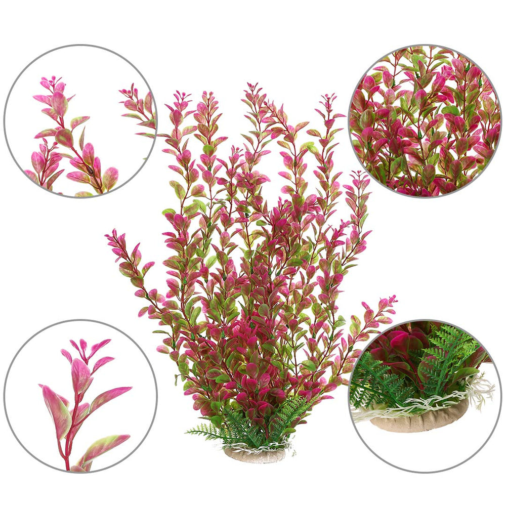 Mayitr Rhodo Red: décor vibrant et fiable pour tout aquarium.