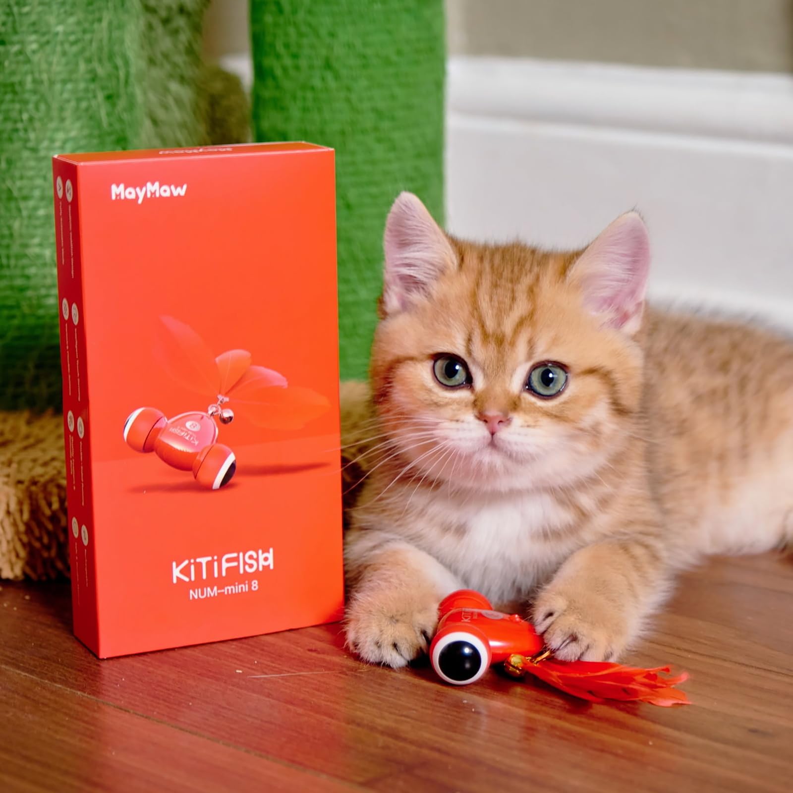 MayMaw KiTiFISH: jouet automatique pour chat avec mouvements variés favorisant l'exercice