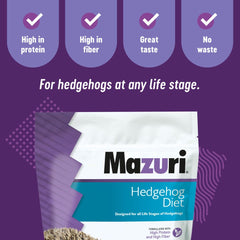 Goût appétent et texture des pellets Mazuri pour encourager les repas.
