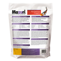 Mazuri Koi Platinum: granulés flottants et immunité potentielle grâce à la vitamine C.