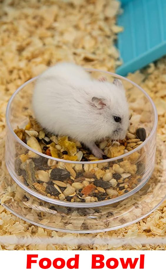 Mcage habitat 2 niveaux: bac profond de 3 pouces pour litière