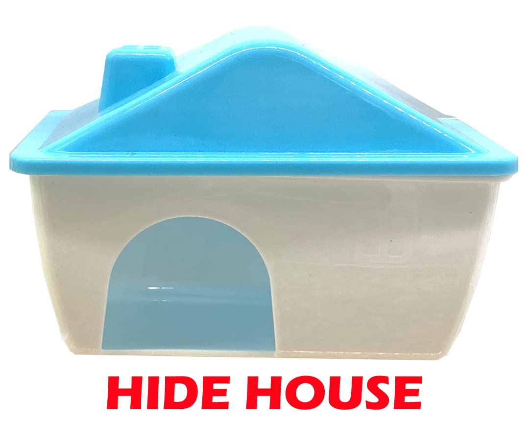 Mcage Hamster Palace 2-tiers — base profonde favorisant le fouissage et le confort.