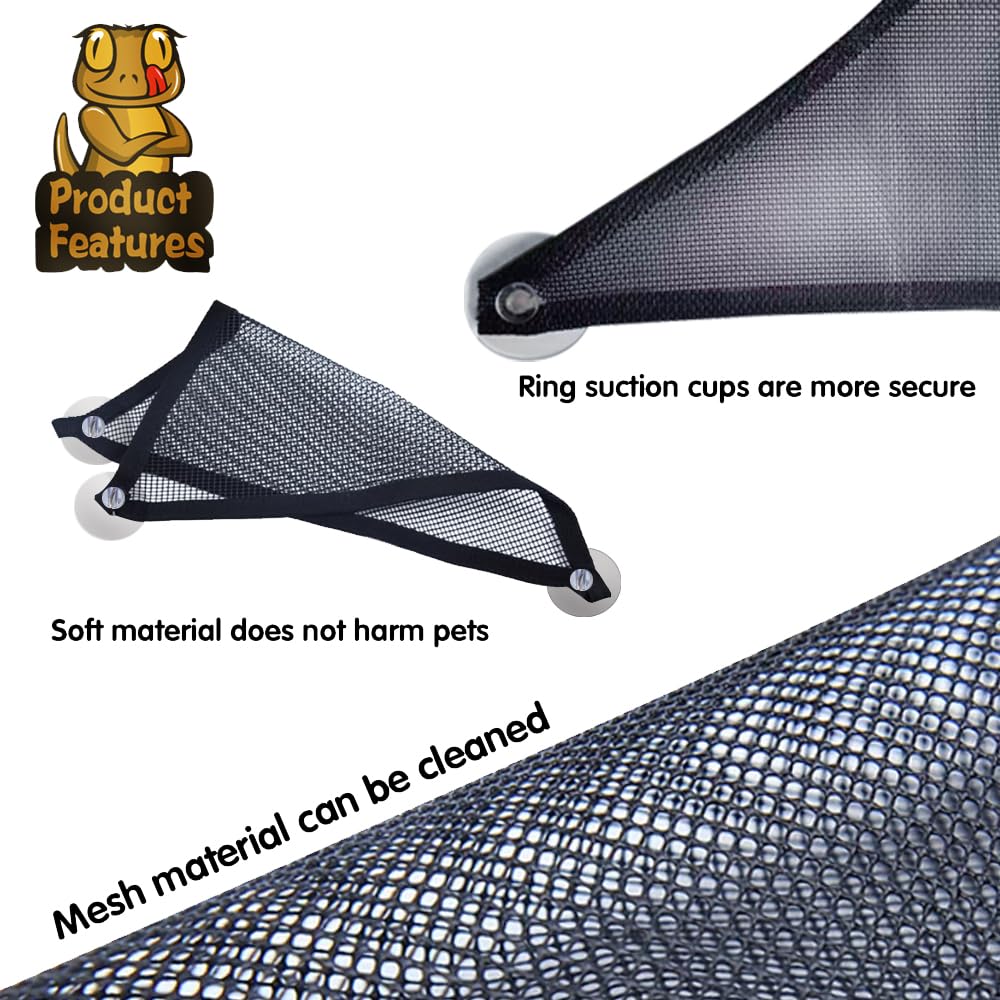 Hamac réptile MCLANZOO pour terrarium à deux niveaux, stimulation