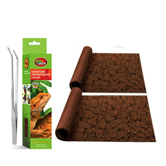 MCLANZOO tapis reptile 20 galons désert, doux et sûr pour les pattes.