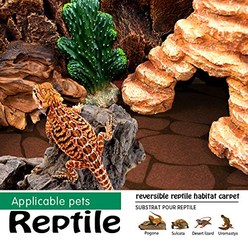 Tapis MCLANZOO taille personnalisable pour s'adapter au terrarium.