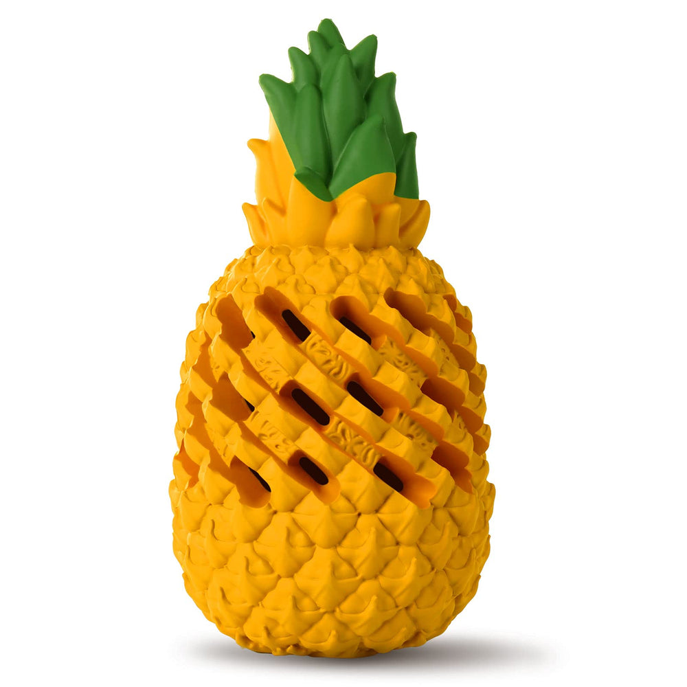Jouet M.C.works Puppy Chew : forme d'ananas remplie pour nettoyer les dents.