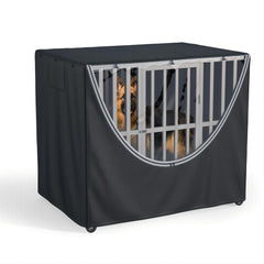 MDHAO couverture cage chien 38 pouces — aperçu extérieur et durable.