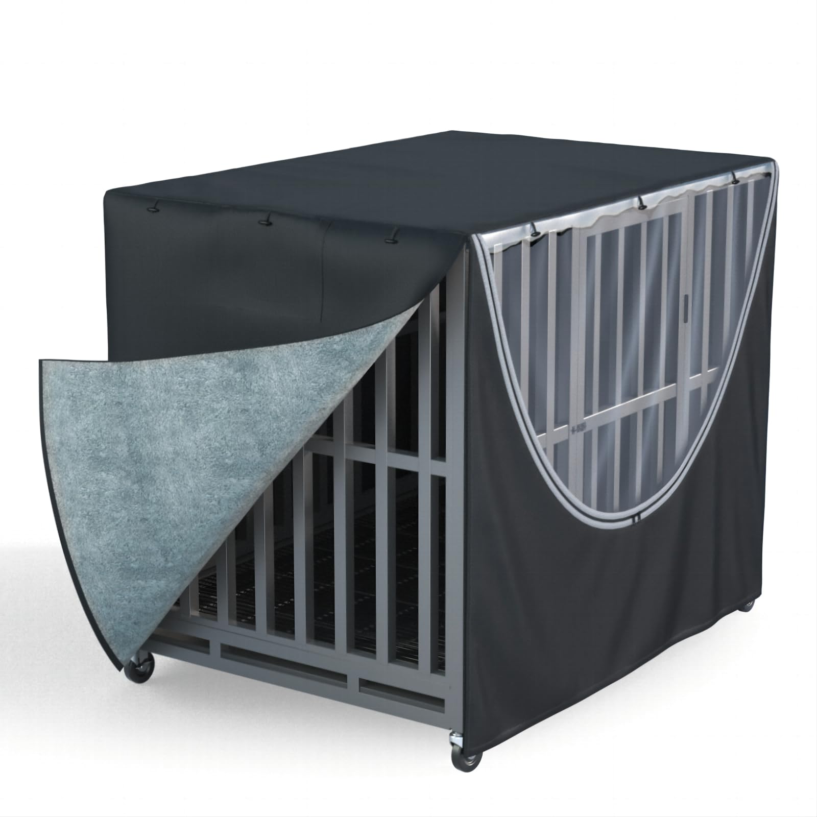 MDHAO couverture-cage chien 48,5 pouces protège et s’adapte parfaitement.