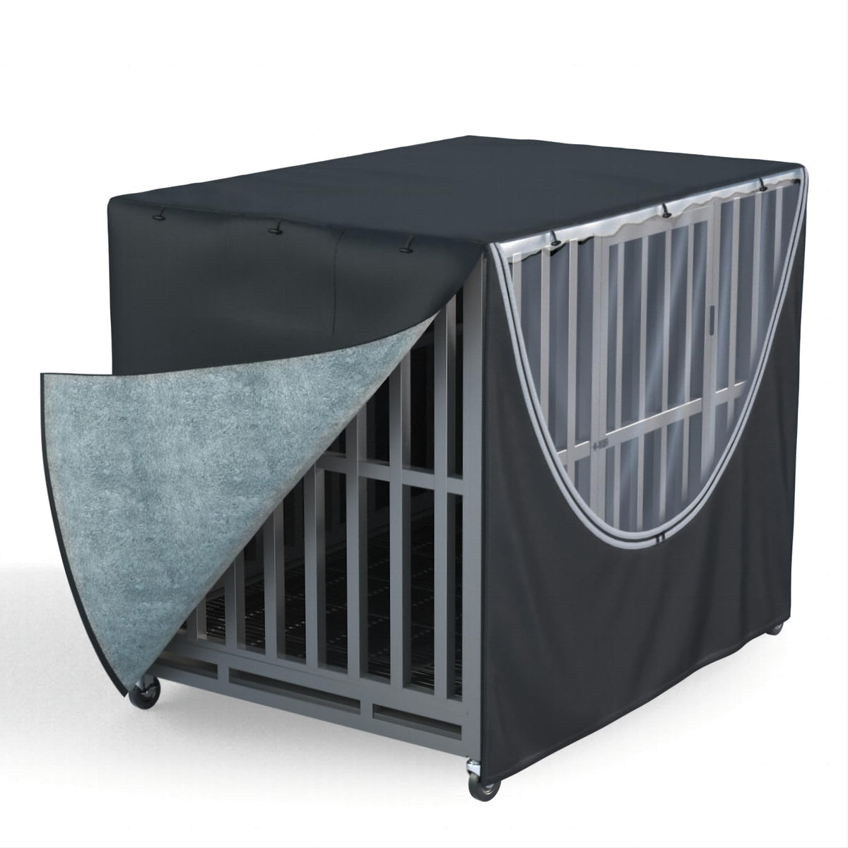 MDHAO couverture-cage chien 48,5 pouces protège et s’adapte parfaitement.