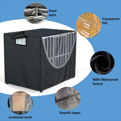 MDHAO couverture cage chien 900D — matière résistante et durable.