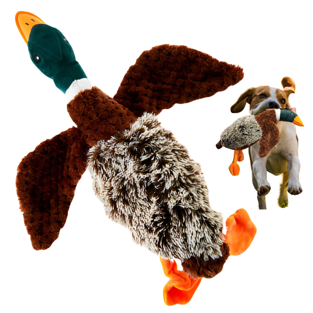 ME GUSTA SHOP jouet canard colvert avec bec orange, parfait pour le jeu.