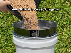 Pan D-11 en inox de Mealworm Farming Solutions, robuste et durable.