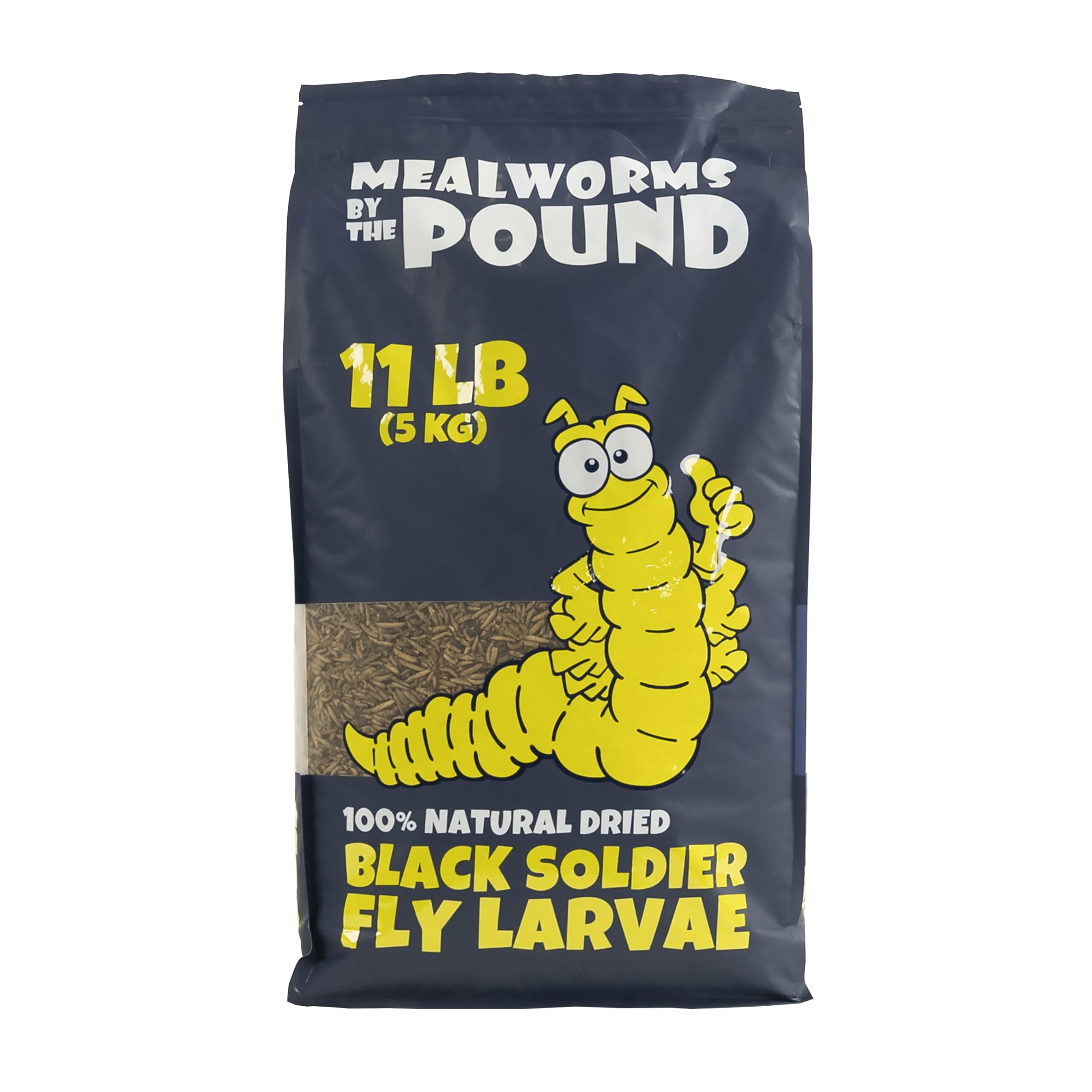 Mealworms by the Pound - emballage durable et pratique pour le stockage.