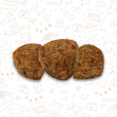 Ingrédients poulet et riz, Meaty Treats Meatball Delights pour chien.
