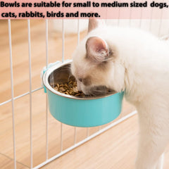 Mechpia bol cage chat bleu, amovible et hygiénique