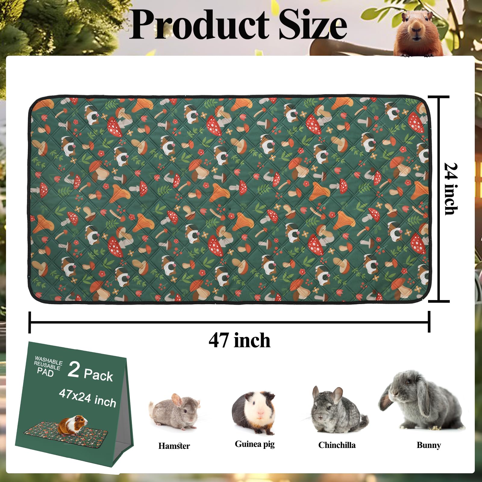 Mechpia, entretien facile: tapis lavable et seche rapidement.