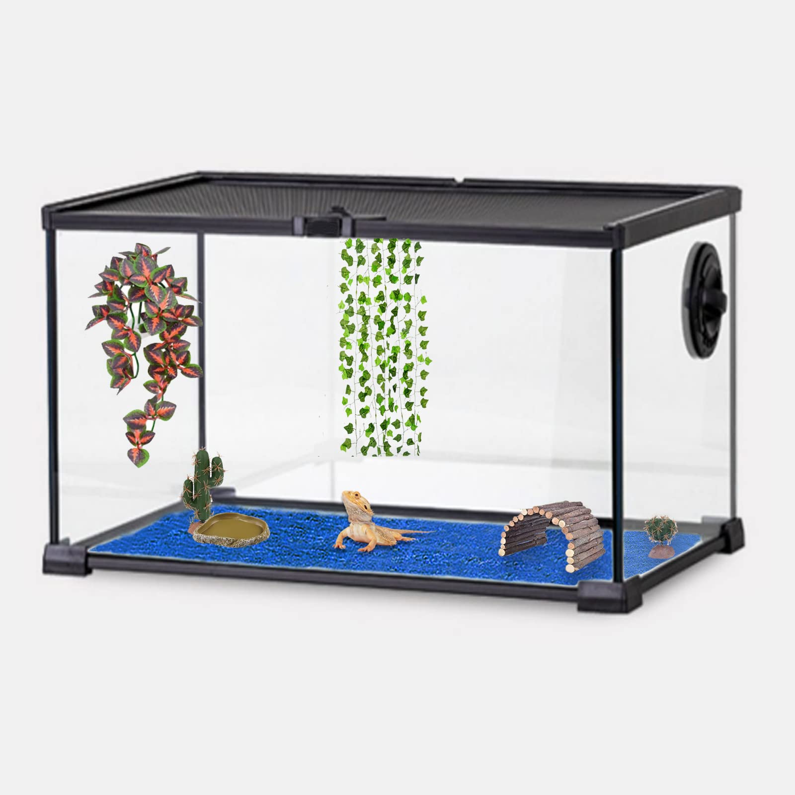 Mechpia tapis terrarium bleu – absorption élevée et durabilité