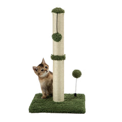 MECOOL griffoir premium basics pour chatons, sisal 22 po vert cactus, stimulation naturelle.