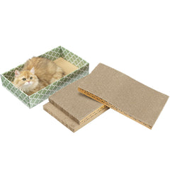 MECOOL planche-grattoir-chat 3pc, divertissement et protection des meubles