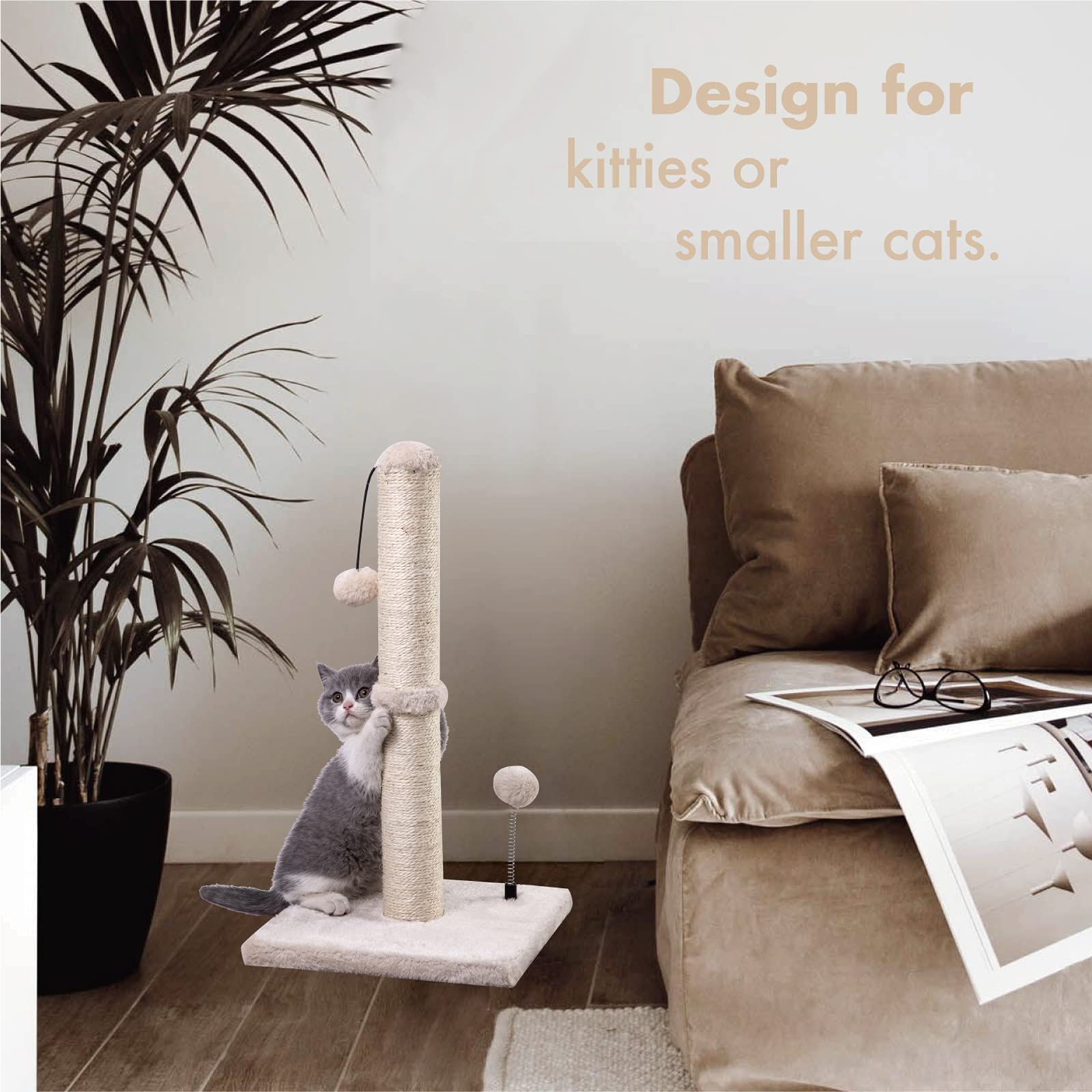 Conçu pour l’intérieur; couleur neutre s’intègre au décor.