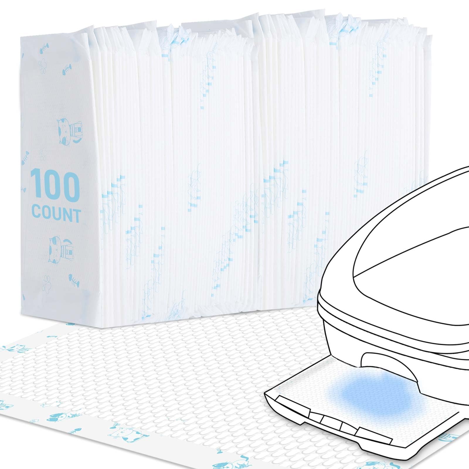 MED tapis-litière compatibles Breez, ajustement parfait et zéro fuite.