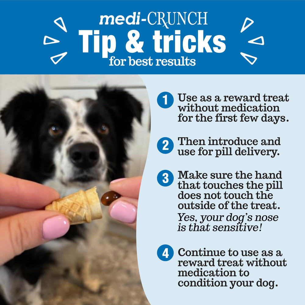 Medi-Crunch: ingrédients simples et sans artificiels pour une option naturelle.