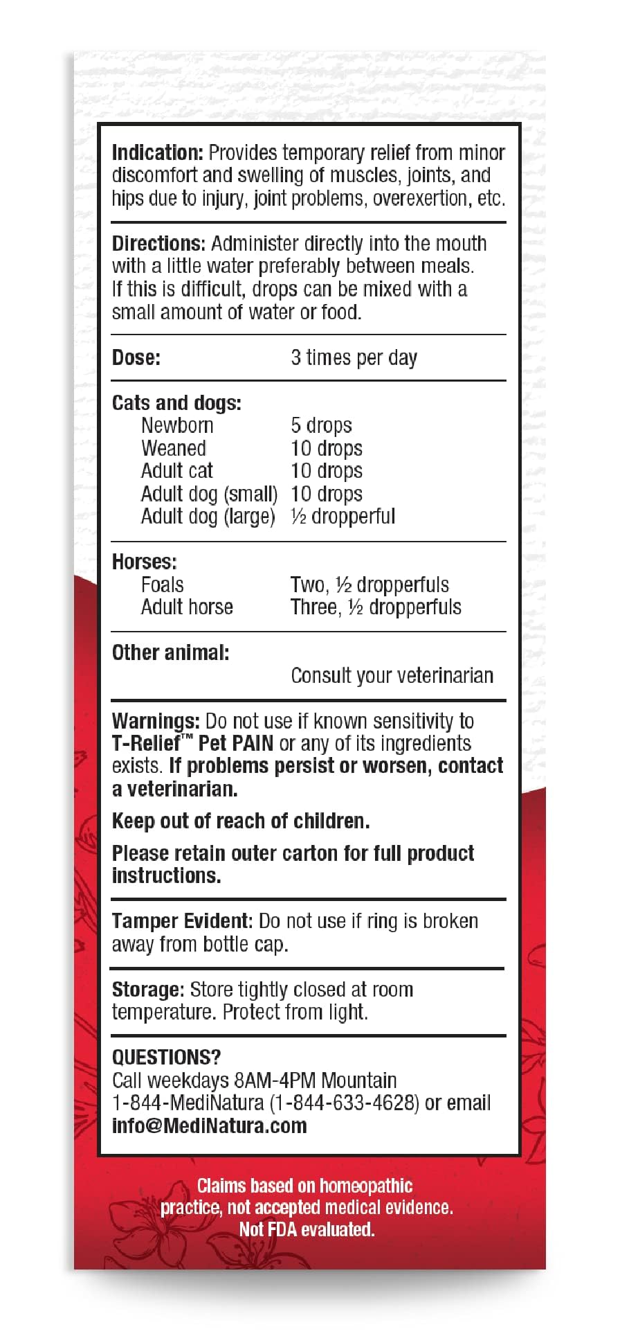MediNatura T-Relief: dosage simple intégré au rituel quotidien.