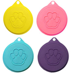 Medsuo couvercles pour boîtes nourriture chien jaune – scellent et gardent les aliments frais