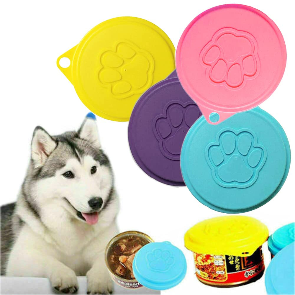Medsuo couvercles pour boîtes nourriture chien violet – résistance et nettoyage rapide