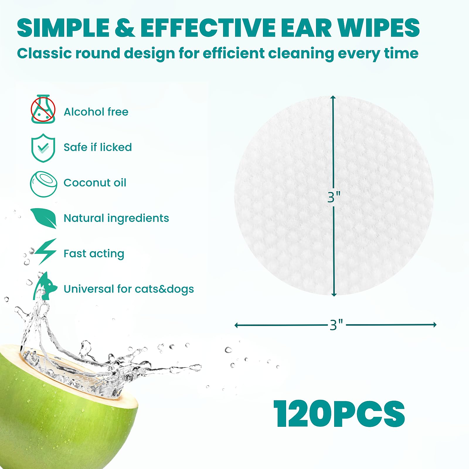 Élimination des débris avec friction contrôlée MEDUWEDU pour oreilles propres.