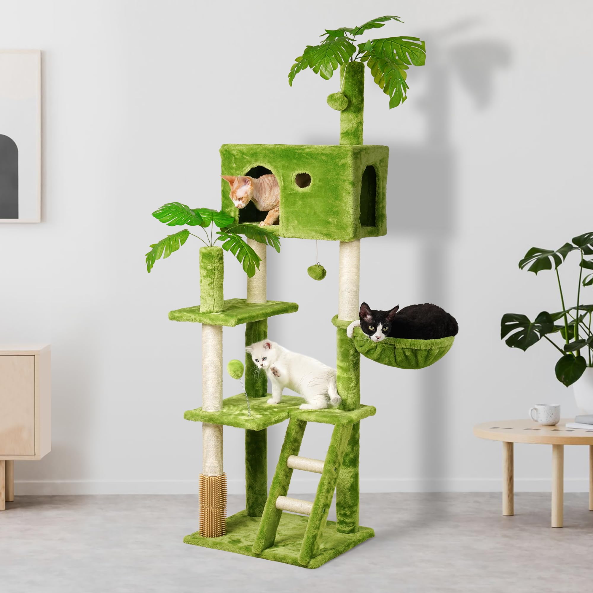 Meecal arbre-chat 65 pouces kit anti-basculement assure la stabilité